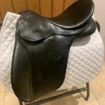 18" Adj Black Bates Caprilli All Purpose Saddle