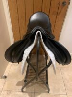 18" Adj Black Bates Caprilli All Purpose Saddle - Image 7