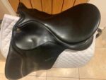 18" Adj Black Bates Caprilli All Purpose Saddle - Image 5