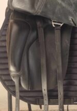 17.5" adj Black Fairfax Classic Cupped Flap Dressage Saddle - Image 2