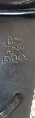 17.5" adj Black Fairfax Classic Cupped Flap Dressage Saddle - Image 8