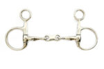 Hanging Cheek Snaffle with French Link