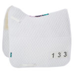 Griffin NuuMed Half Wool Dressage Competition Saddlepad with Number Pockets