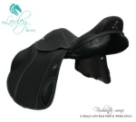 17.5" ADJ Black Bliss of London Loxley Foxhunter Jump Monoflap Saddle - Image 2